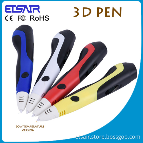 Exclusive Lastest Design Low Temperature 3D Pen Kids DIY Drawing Pen